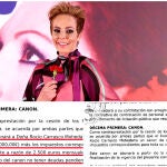 Rocío Carrasco y el canon de los dos últimos convenios firmados por ella junto al Ayuntamiento de Chipiona