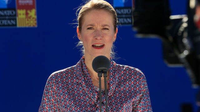 La primera ministra de Estonia, Kaja Kallas