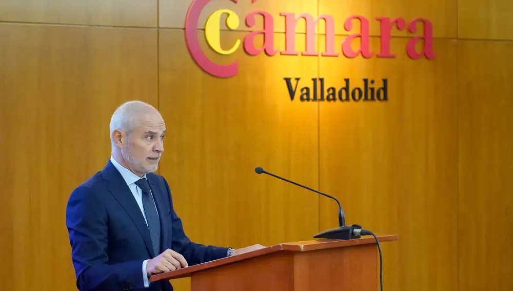 Víctor Caramanza tras ser elegido por unanimidad presidente de la Cámara de Comercio de Valladolid
