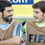 Albiol y Casillas en la Copa Confederaciones 2013