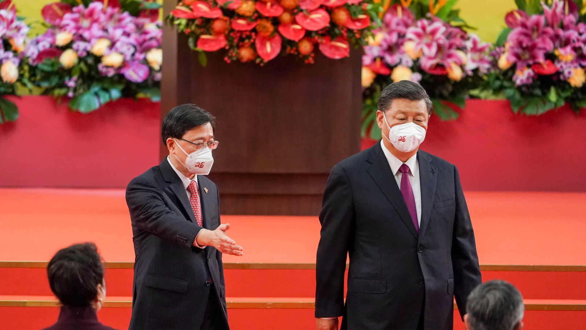 Xi Jinping en Hong Kong