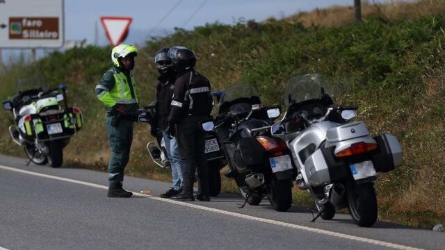 Motos camufladas de la DGT