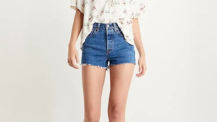 Ribcage shorts, de Levi’s