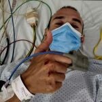 Alejandro Valverde, en el hospital tras el atropello que sufrió