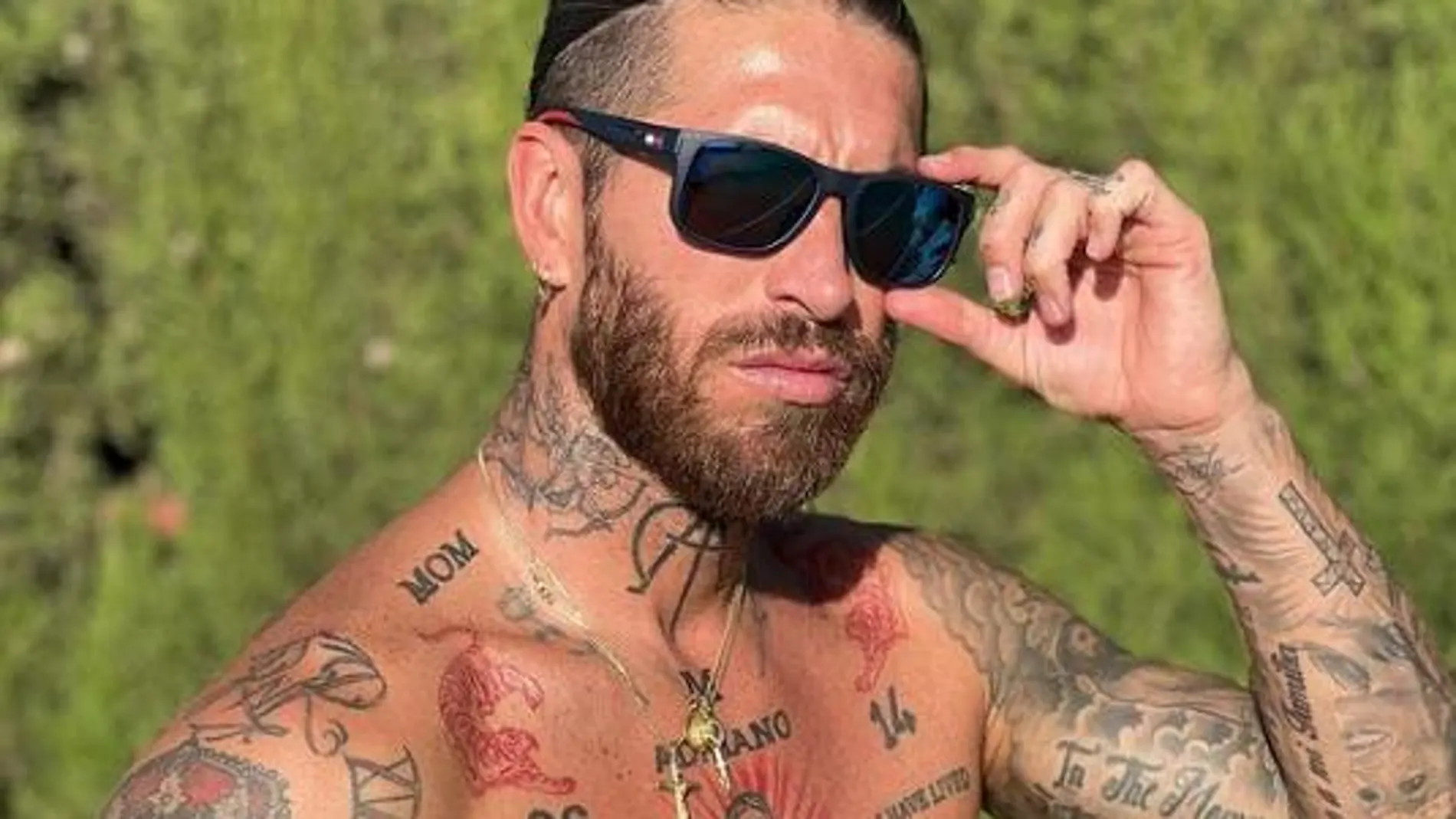 Sergio Ramos sorprende con nuevo tatuaje
