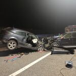 Accidente en el que han fallecido dos personas en Ávila