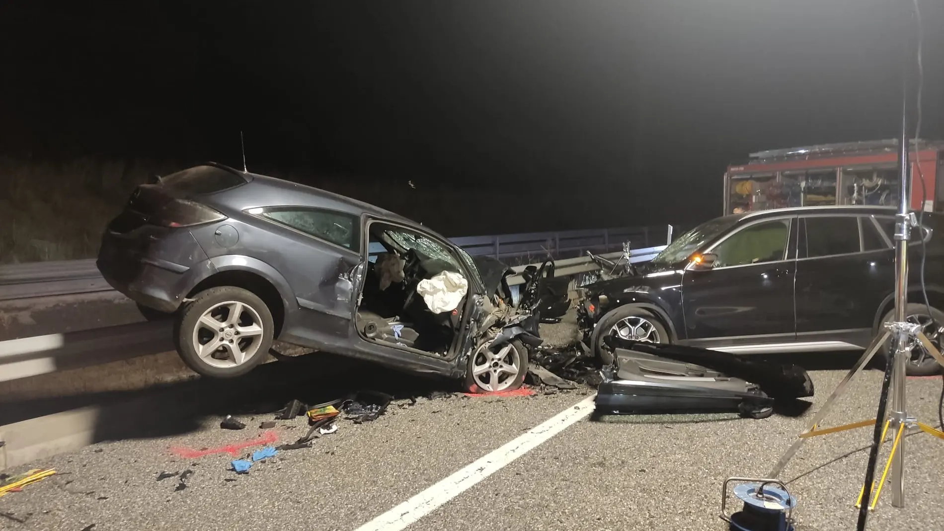 Accidente en el que han fallecido dos personas en Ávila