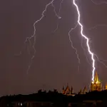 Fuerte tormenta en León