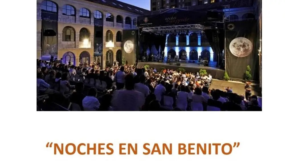 Captura de la presentación de la programación de las Noches de San Benito 2022