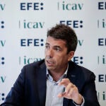 El presidente del PP de la Comunitat Valenciana (PPCV), Carlos Mazón