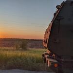 Un lanzacohetes HIMARS enviado por Estados Unidos a Ucrania