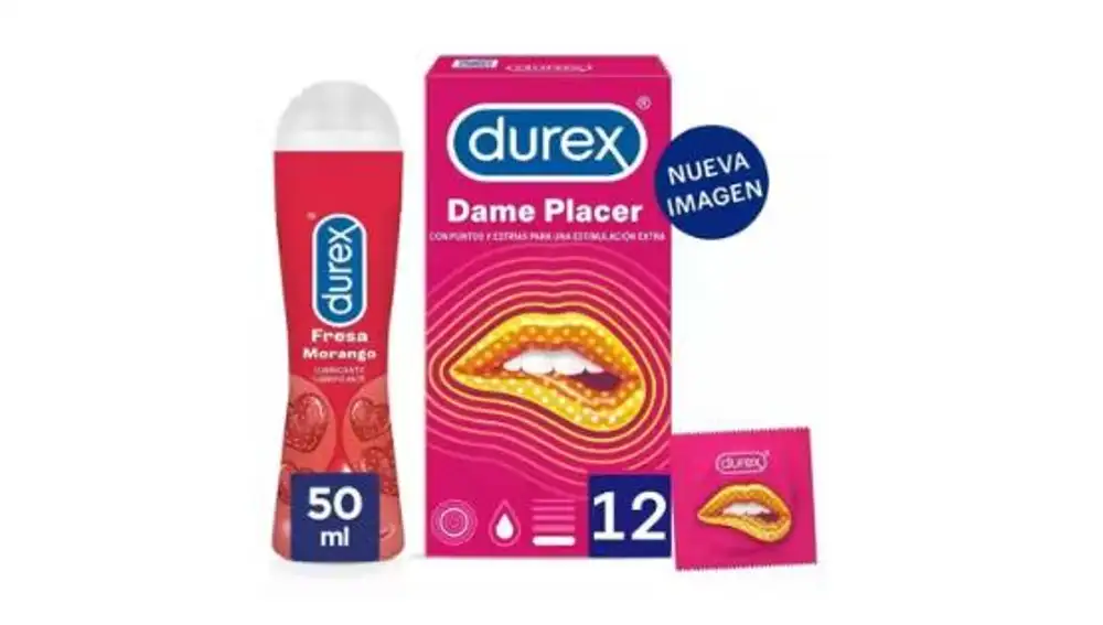 Pack Durex Dame Placer Preservativos + Lubricante