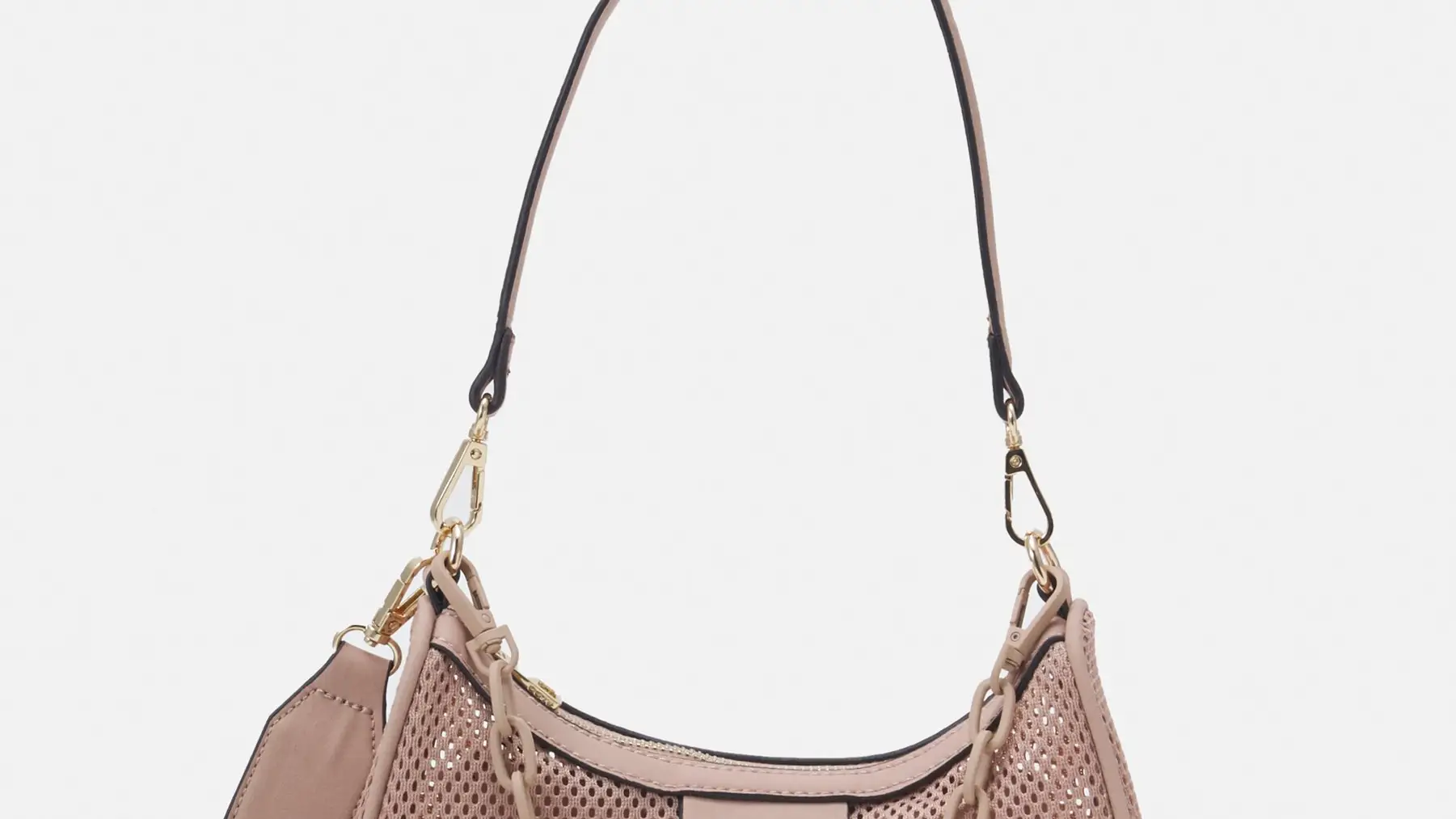 Bolso de mano en color nude, de Aldo