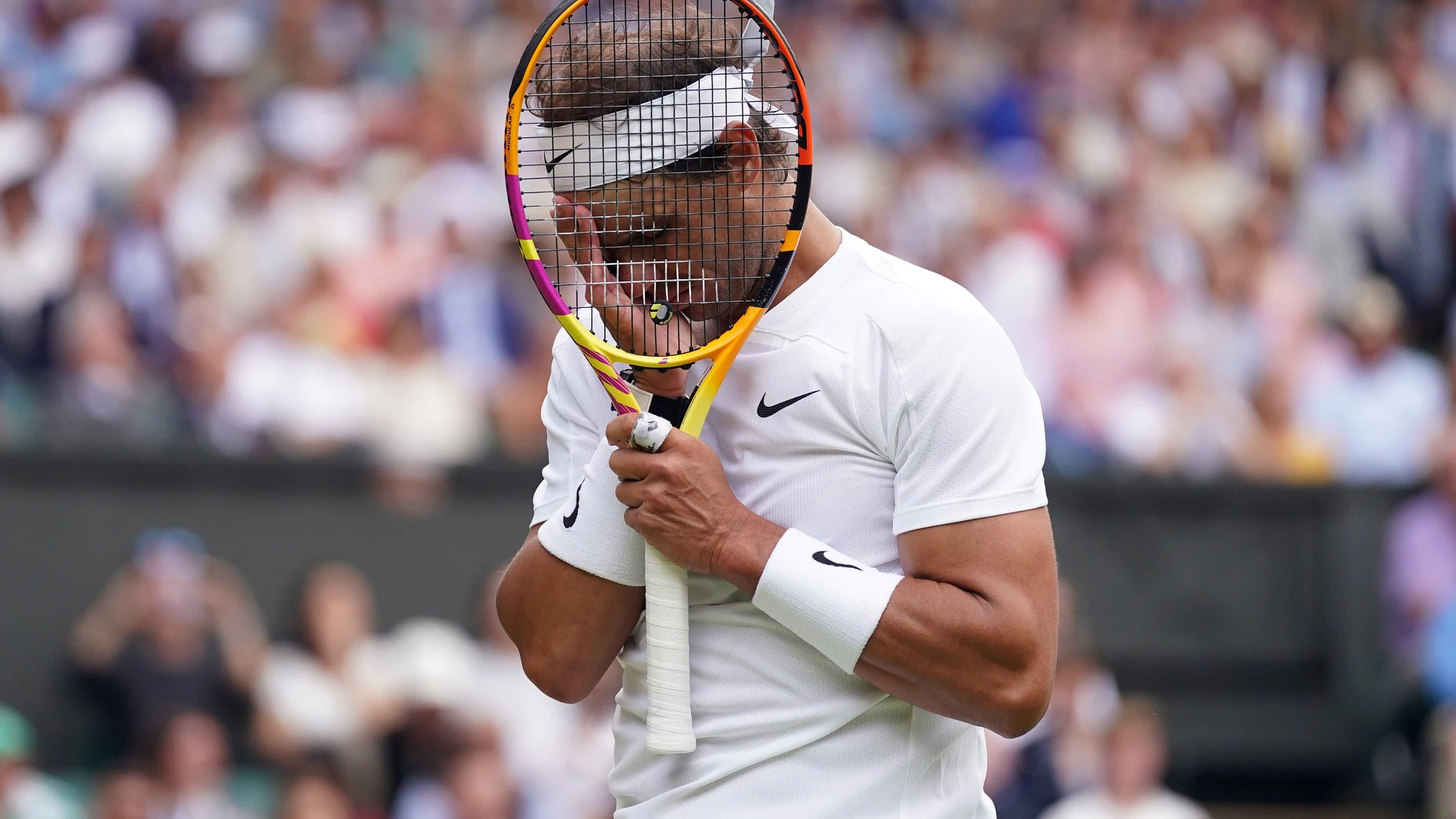 Rafa Nadal, durante el pasado torneo de Wimbledon.