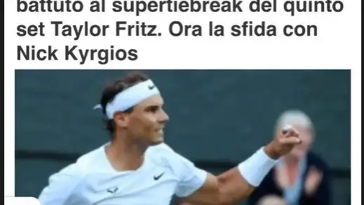 Fabio Fognini contra Nadal