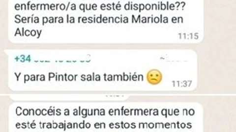 El Colegio de Enfermerías denuncia la manera en la que la Generalitat busca personal para las residencias públicas