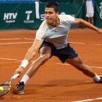 Carlos Alcaraz, durante la Copa del Rey de Tenis