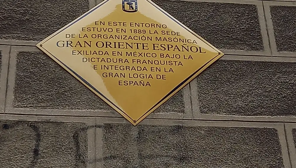 Placa del Gran Oriente Español de Madrid