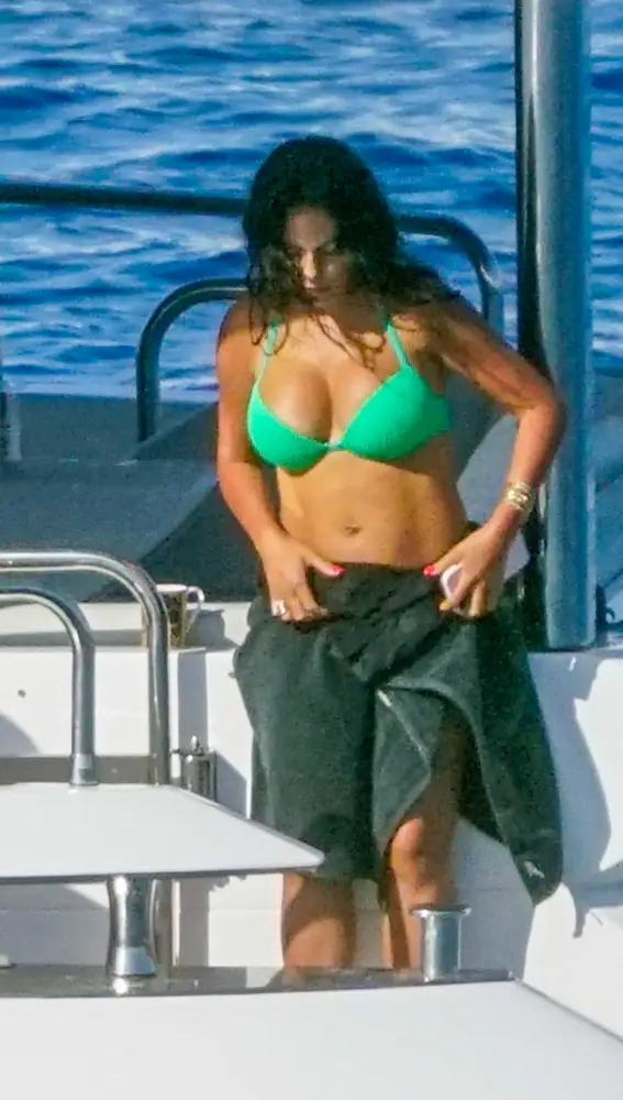 Georgina Rodríguez en Ibiza de vacaciones.