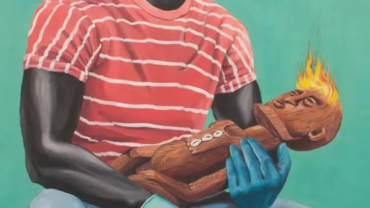 La conexión entre el arte contemporáneo y la tradición queda patente en las obras de Dramane Diarra.