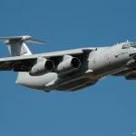 Imágenes del avión de transporte militar ruso Il-76