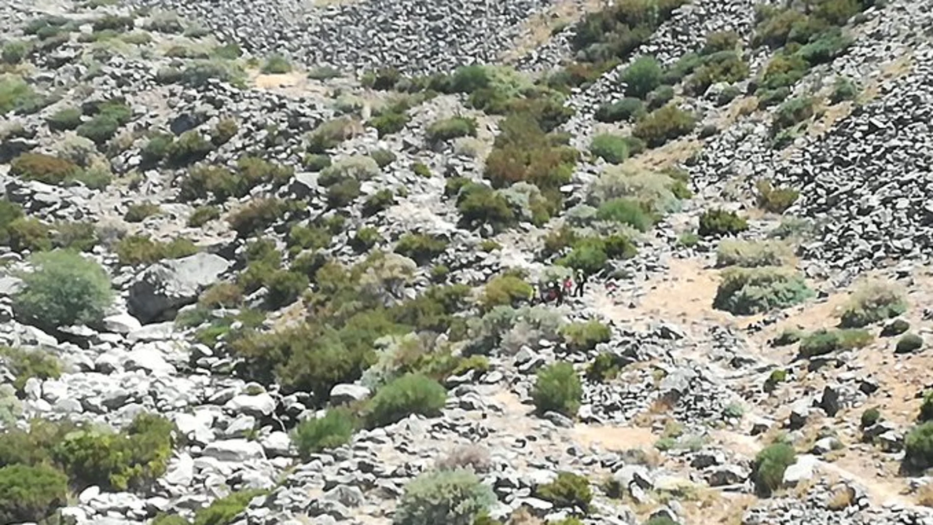 Paraje abulense donde se ha producido el rescate este sábado