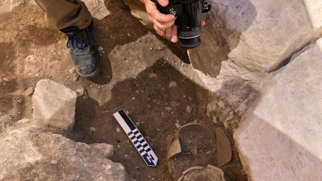 Enterramiento íbero hallado en Marroquíes Bajos. AYUNTAMIENTO DE JAÉN