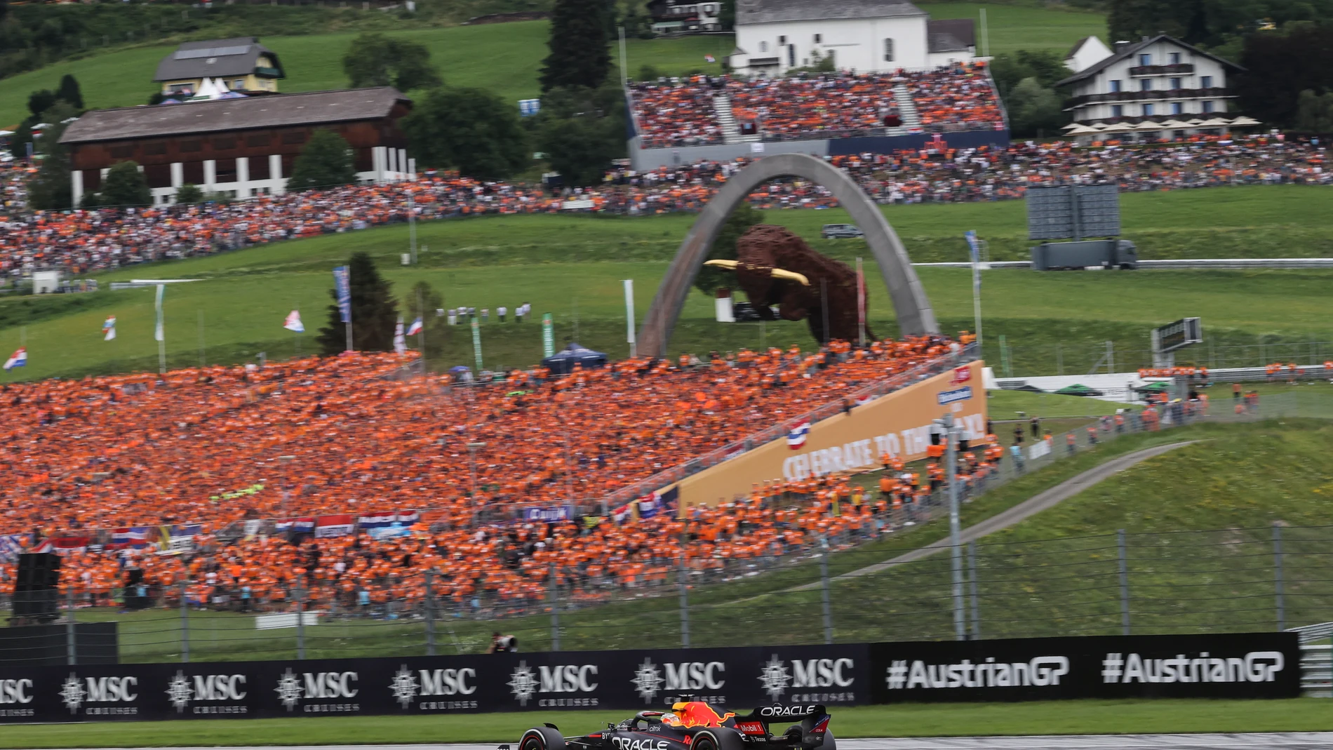 El Gran Premio de Austria se vio empañado por el comportamiento de algunos aficionados.