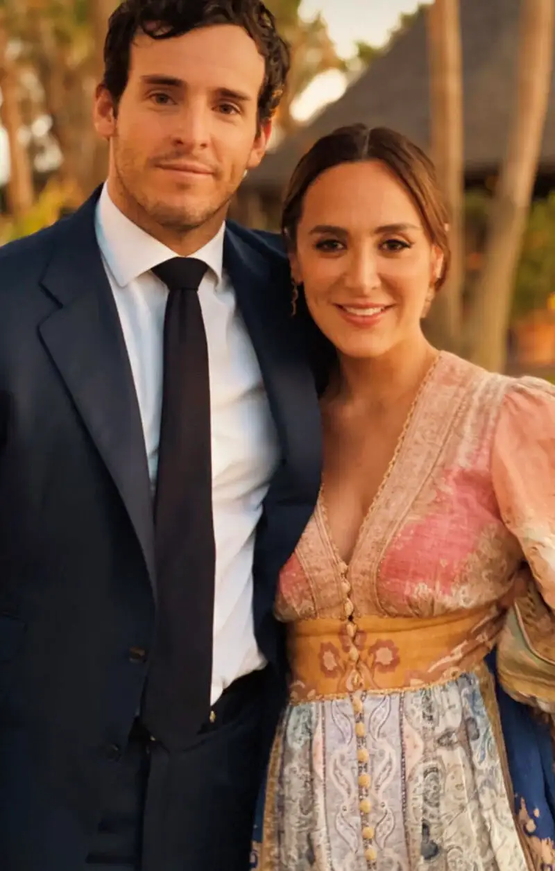 Tamara Falcó e Íñigo Onieva en la boda de su primo.