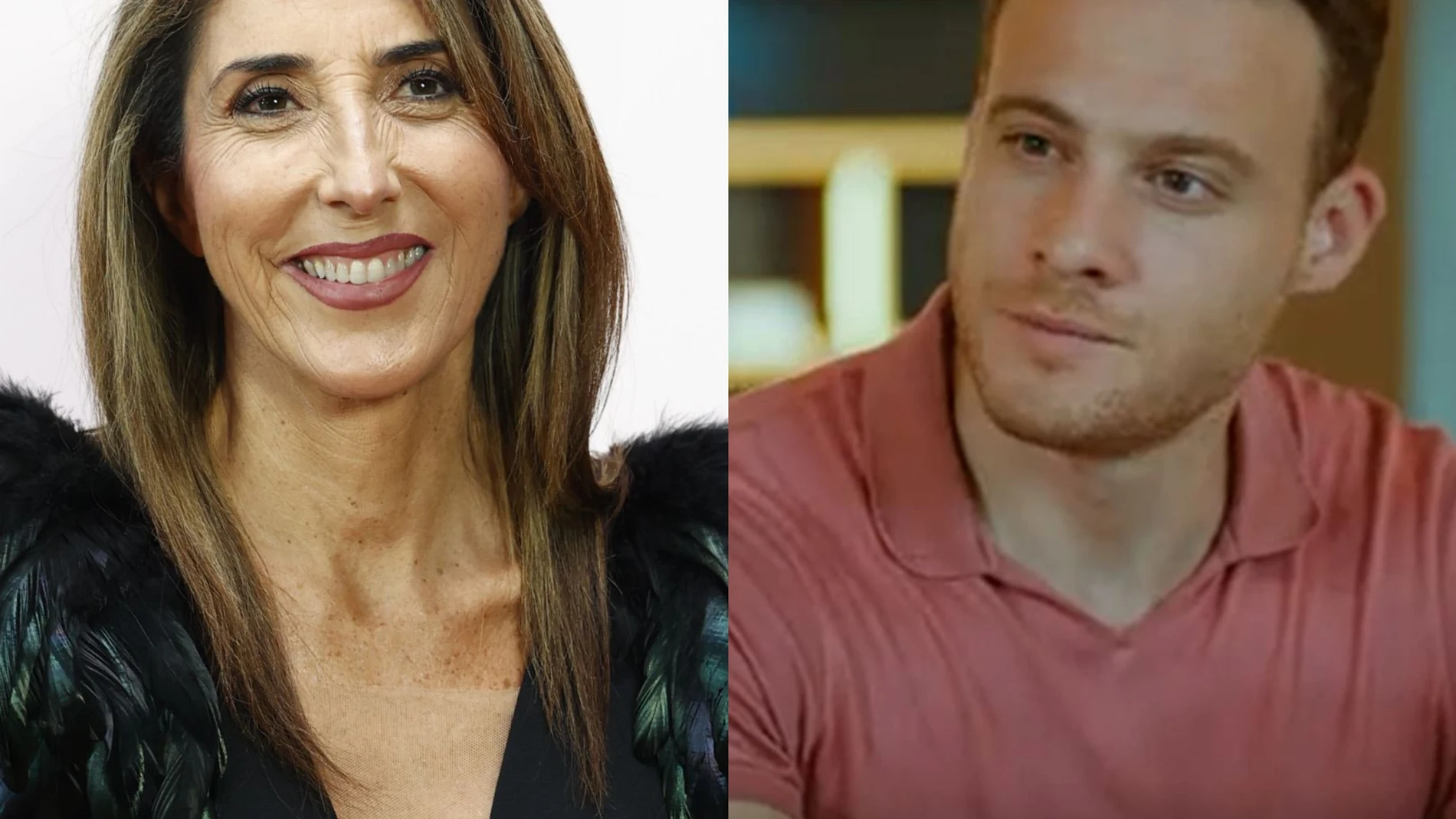 Paz Padilla y Kerem Bursin en un collage de La Razón