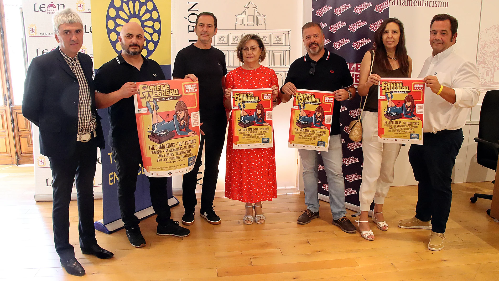 Presentación del Festival Purple Weekend que se celebrará en León del 8 al 11 de diciembre