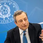 El primer ministro italiano Mario Draghi