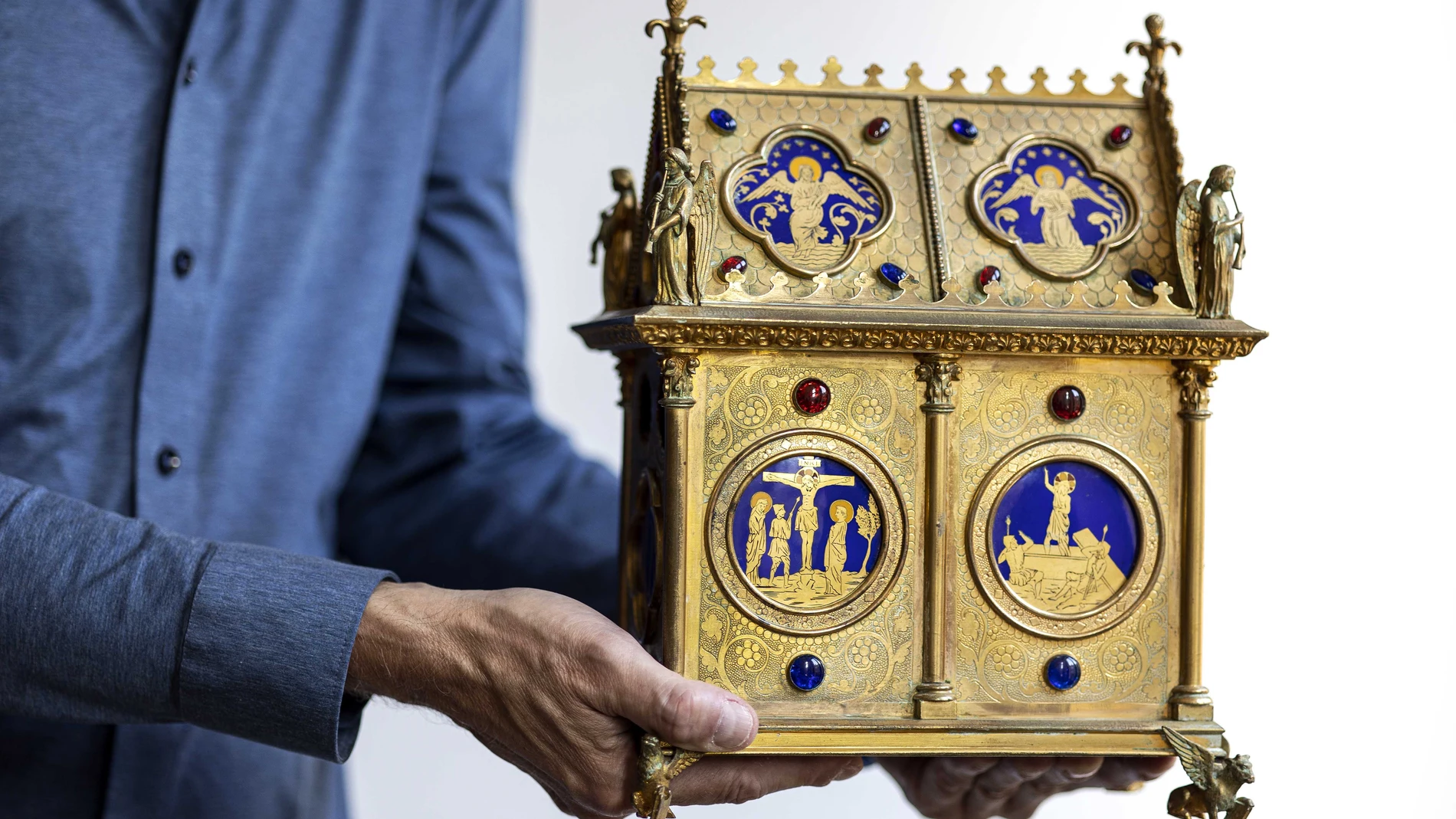 El relicario de la "Sagrada Sangre" recuperado en Holanda