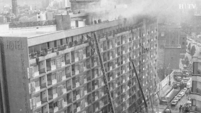 Incendio del Hotel Corona de Aragón