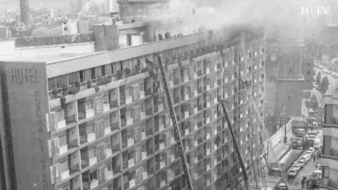 Incendio del Hotel Corona de Aragón