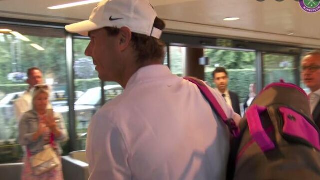 La despedida de Rafa Nadal de Wimbledon