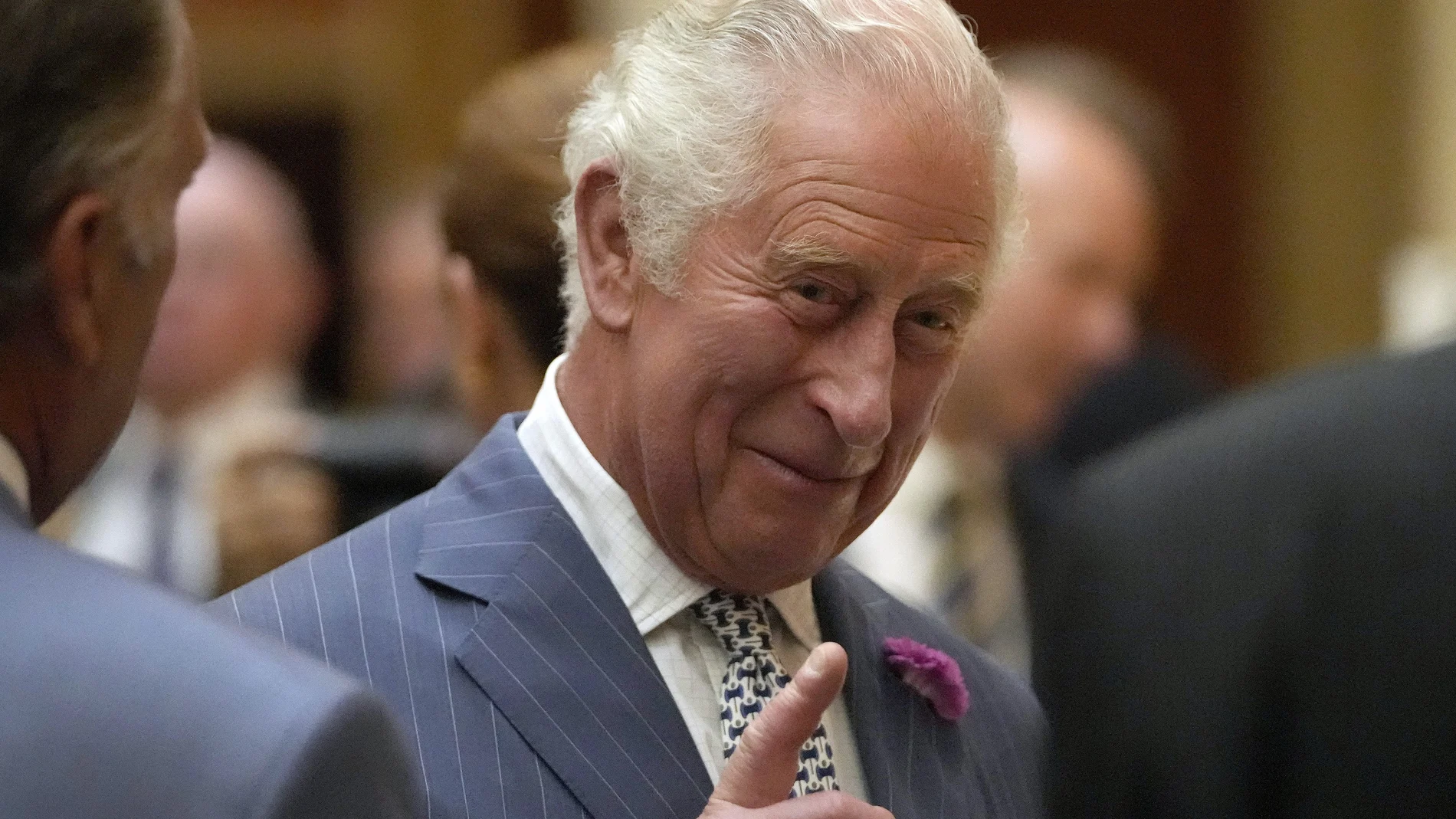 El príncipe Carlos en Buckingham Palace de London, el 12 de julio 2022