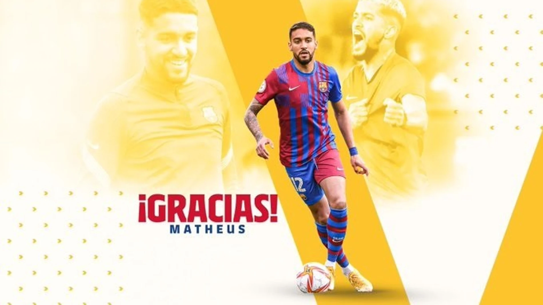 El jugador Matheus Pereira, del Barcelona, traspasado al Eibar.
