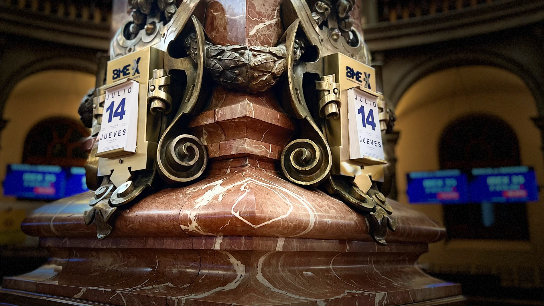 Sala de operaciones de la bolsa de Madrid este 14 de julio