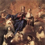 Nuestra señora del Carmen y santos. Pietro Novelli