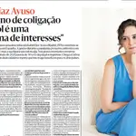 Entrevista de Ayuso en un periódico portugués