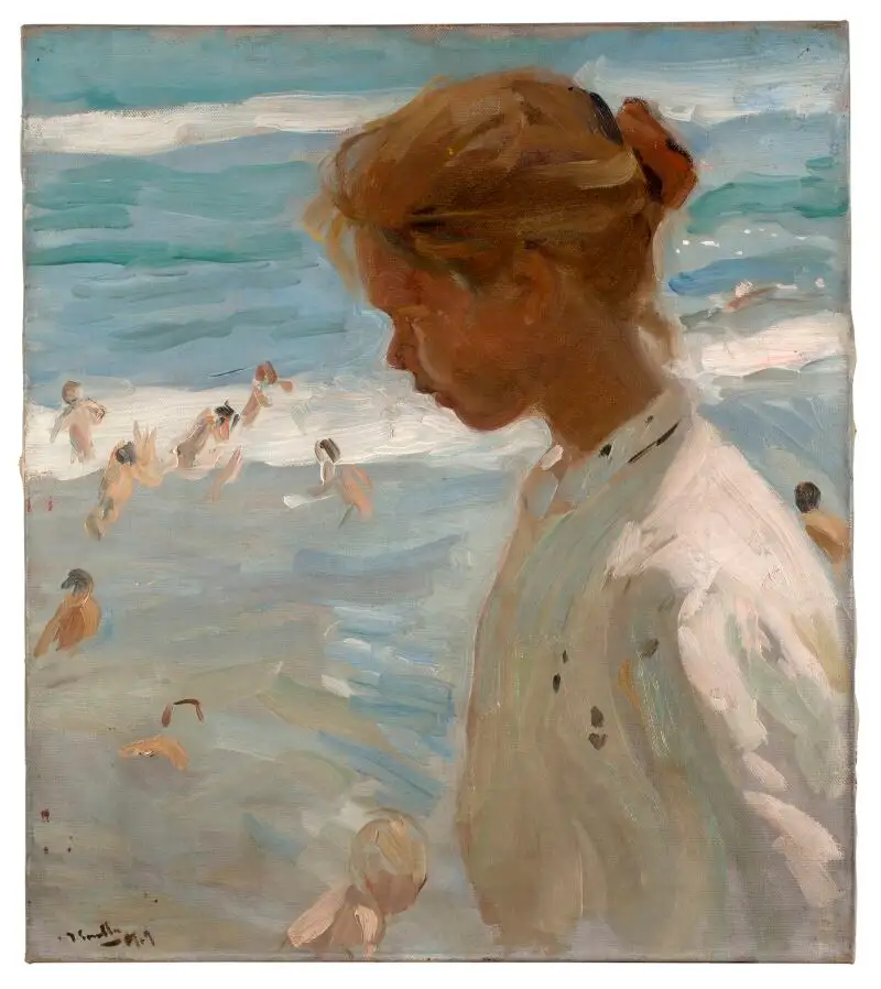 &quot;Cabeza de pescadora o Rosa&quot; (Joaquín Sorolla, 1909.