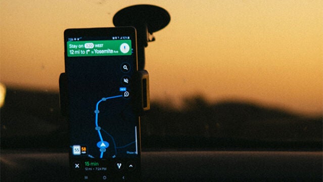 Navegación con Google Maps.