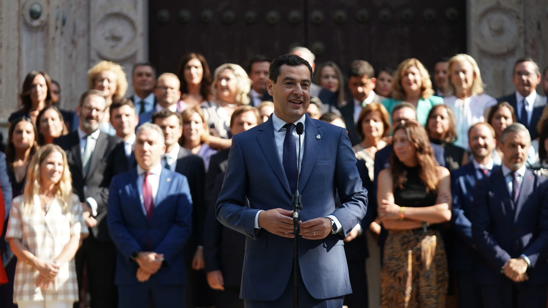 El presidente del PP-A y de la Junta de Andalucía en funciones, Juanma Moreno, en una foto de archivo. PP ANDALUZ