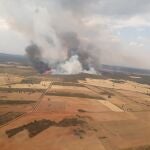 Incendio en Losaico (Zamora), en nivel 2 de peligrosidad