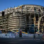 El Estadio Santiago Bernabéu, en obras