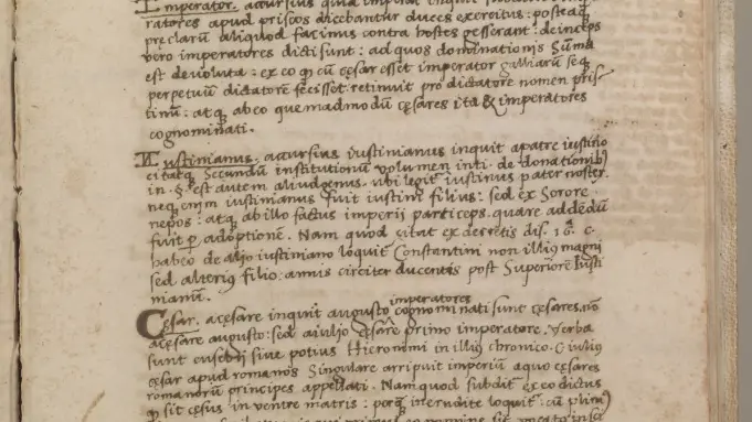 Inicio de las «Anotaciones a las Pandectas» de Nebrija