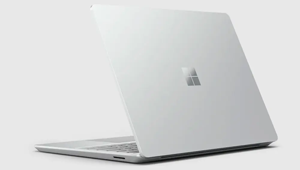 Surface Laptop Go 2 emplea una vistosa carcasa a base de aluminio.