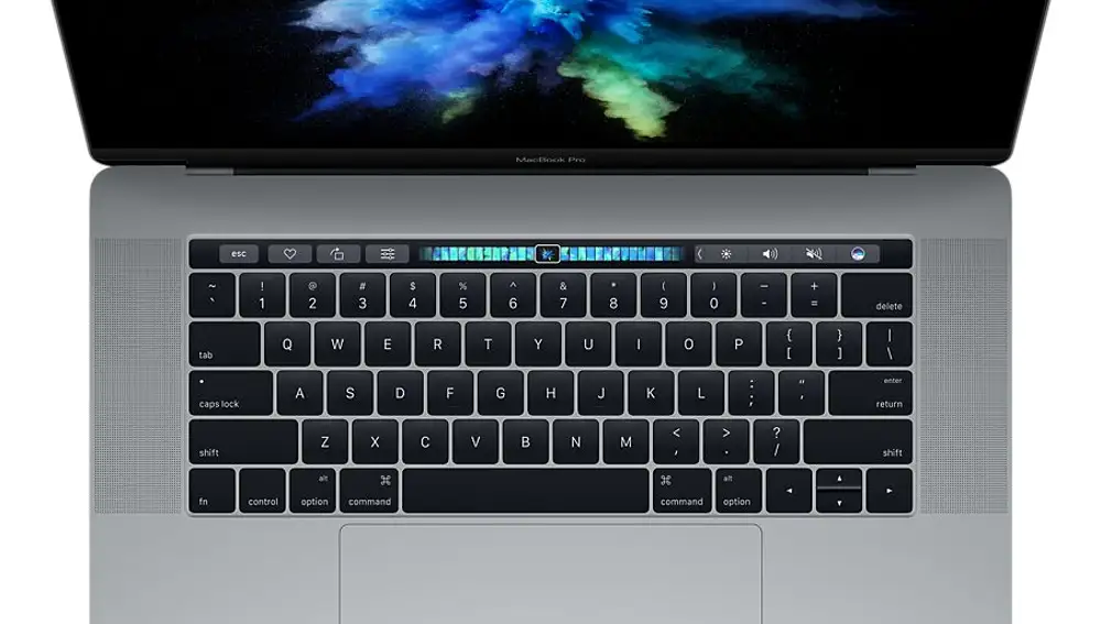 MacBook Pro de 15 pulgadas de 2017 con teclado mariposa.
