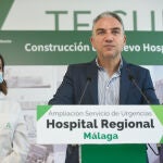 El consejero de la Presidencia, Administración Pública e Interior y consejero de Salud y Familias en funciones, Elías Bendodo. Álex Zea / Europa Press